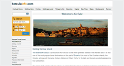 Desktop Screenshot of korculainfo.com