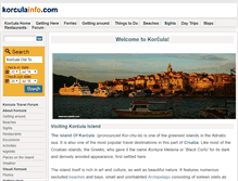Tablet Screenshot of korculainfo.com